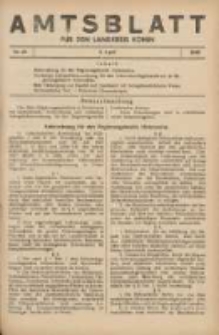 Amtsblatt für den Landkreis Konin 1940.04.04 Nr21