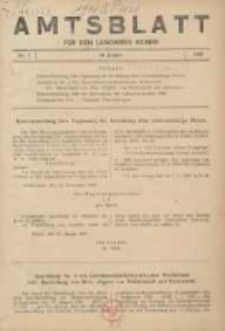 Amtsblatt für den Landkreis Konin 1941.01.24 Nr1