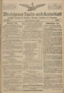 Wreschener Stadt und Kreisblatt: amtlicher Anzeiger für Wreschen, Miloslaw, Strzalkowo und Umgegend 1918.08.31 Nr103
