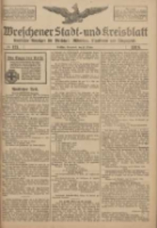 Wreschener Stadt und Kreisblatt: amtlicher Anzeiger für Wreschen, Miloslaw, Strzalkowo und Umgegend 1918.10.12 Nr121