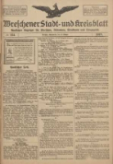 Wreschener Stadt und Kreisblatt: amtlicher Anzeiger für Wreschen, Miloslaw, Strzalkowo und Umgegend 1918.10.19 Nr124