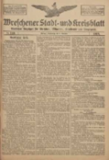 Wreschener Stadt und Kreisblatt: amtlicher Anzeiger f&uuml;r Wreschen, Miloslaw, Strzalkowo und Umgegend 1918.11.21 Nr140