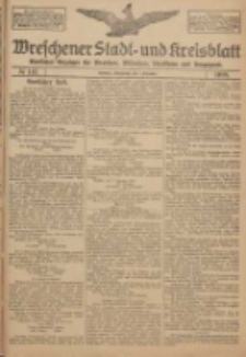 Wreschener Stadt und Kreisblatt: amtlicher Anzeiger für Wreschen, Miloslaw, Strzalkowo und Umgegend 1918.12.07 Nr147