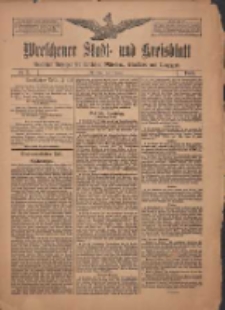 Wreschener Stadt und Kreisblatt: amtlicher Anzeiger f&uuml;r Wreschen, Miloslaw, Strzalkowo und Umgegend 1909.01.07 Nr3