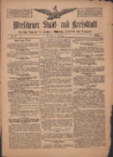Wreschener Stadt und Kreisblatt: amtlicher Anzeiger f&uuml;r Wreschen, Miloslaw, Strzalkowo und Umgegend 1909.01.14 Nr6