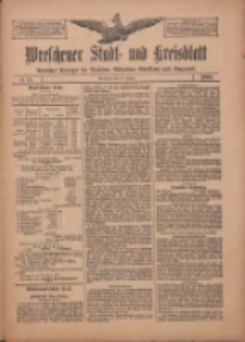 Wreschener Stadt und Kreisblatt: amtlicher Anzeiger für Wreschen, Miloslaw, Strzalkowo und Umgegend 1909.01.26 Nr11