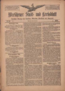 Wreschener Stadt und Kreisblatt: amtlicher Anzeiger f&uuml;r Wreschen, Miloslaw, Strzalkowo und Umgegend 1909.01.30 Nr13