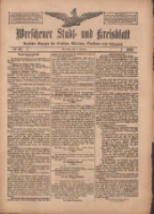 Wreschener Stadt und Kreisblatt: amtlicher Anzeiger für Wreschen, Miloslaw, Strzalkowo und Umgegend 1909.02.27 Nr25