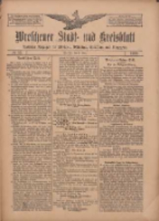 Wreschener Stadt und Kreisblatt: amtlicher Anzeiger f&uuml;r Wreschen, Miloslaw, Strzalkowo und Umgegend 1909.03.18 Nr33