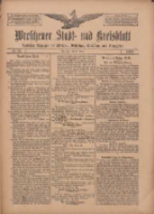 Wreschener Stadt und Kreisblatt: amtlicher Anzeiger für Wreschen, Miloslaw, Strzalkowo und Umgegend 1909.03.18 Nr33