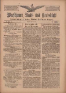 Wreschener Stadt und Kreisblatt: amtlicher Anzeiger für Wreschen, Miloslaw, Strzalkowo und Umgegend 1909.03.20 Nr34