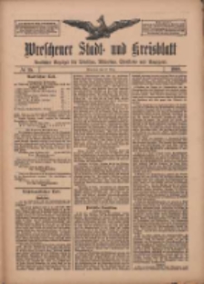 Wreschener Stadt und Kreisblatt: amtlicher Anzeiger f&uuml;r Wreschen, Miloslaw, Strzalkowo und Umgegend 1909.03.23 Nr35