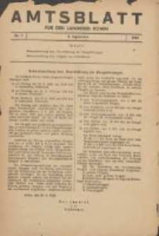 Amtsblatt für den Landkreis Konin 1943.09.04 Nr7
