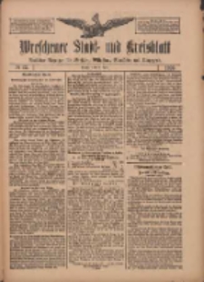 Wreschener Stadt und Kreisblatt: amtlicher Anzeiger für Wreschen, Miloslaw, Strzalkowo und Umgegend 1909.04.08 Nr42