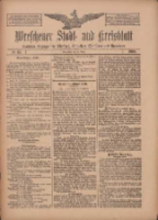 Wreschener Stadt und Kreisblatt: amtlicher Anzeiger f&uuml;r Wreschen, Miloslaw, Strzalkowo und Umgegend 1909.04.17 Nr45