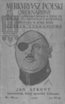 Merkuryusz Polski Ordynaryiny: dzieie wszystkiego świata w sobie zamykaiący dla informacyey pospolitey. 1938.10.02 Nr46