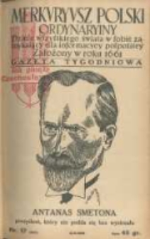 Merkuryusz Polski Ordynaryiny: dzieie wszystkiego świata w sobie zamykaiący dla informacyey pospolitey. 1939.04.02 Nr17
