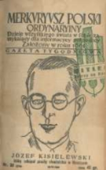 Merkuryusz Polski Ordynaryiny: dzieie wszystkiego świata w sobie zamykaiący dla informacyey pospolitey. 1939.06.25 Nr29