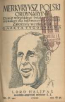 Merkuryusz Polski Ordynaryiny: dzieie wszystkiego świata w sobie zamykaiący dla informacyey pospolitey. 1939.07.09 Nr31