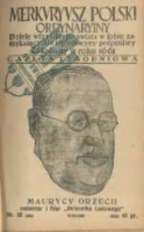 Merkuryusz Polski Ordynaryiny: dzieie wszystkiego świata w sobie zamykaiący dla informacyey pospolitey. 1939.07.16 Nr32