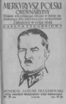 Merkuryusz Polski Ordynaryiny: dzieie wszystkiego świata w sobie zamykaiący dla informacyey pospolitey. 1939.08.13 Nr36