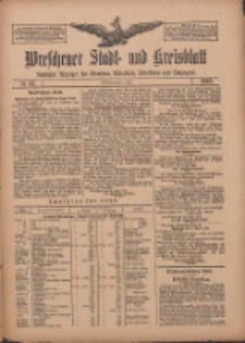 Wreschener Stadt und Kreisblatt: amtlicher Anzeiger f&uuml;r Wreschen, Miloslaw, Strzalkowo und Umgegend 1909.05.04 Nr52
