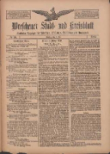 Wreschener Stadt und Kreisblatt: amtlicher Anzeiger f&uuml;r Wreschen, Miloslaw, Strzalkowo und Umgegend 1909.05.13 Nr56