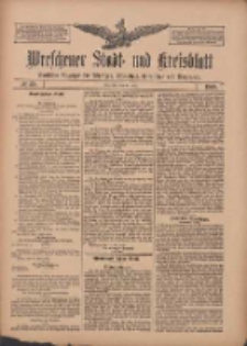 Wreschener Stadt und Kreisblatt: amtlicher Anzeiger f&uuml;r Wreschen, Miloslaw, Strzalkowo und Umgegend 1909.05.18 Nr58