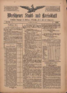 Wreschener Stadt und Kreisblatt: amtlicher Anzeiger f&uuml;r Wreschen, Miloslaw, Strzalkowo und Umgegend 1909.05.27 Nr62