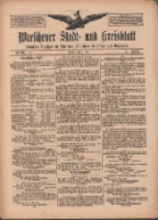 Wreschener Stadt und Kreisblatt: amtlicher Anzeiger für Wreschen, Miloslaw, Strzalkowo und Umgegend 1909.07.24 Nr86
