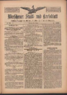Wreschener Stadt und Kreisblatt: amtlicher Anzeiger f&uuml;r Wreschen, Miloslaw, Strzalkowo und Umgegend 1909.08.07 Nr92