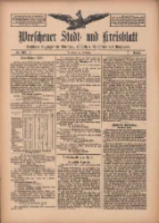 Wreschener Stadt und Kreisblatt: amtlicher Anzeiger f&uuml;r Wreschen, Miloslaw, Strzalkowo und Umgegend 1909.08.28 Nr101