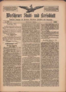 Wreschener Stadt und Kreisblatt: amtlicher Anzeiger für Wreschen, Miloslaw, Strzalkowo und Umgegend 1909.09.11 Nr107