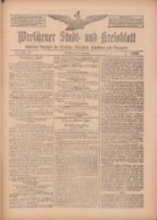 Wreschener Stadt und Kreisblatt: amtlicher Anzeiger f&uuml;r Wreschen, Miloslaw, Strzalkowo und Umgegend 1909.09.18 Nr110