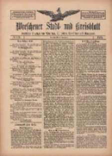 Wreschener Stadt und Kreisblatt: amtlicher Anzeiger f&uuml;r Wreschen, Miloslaw, Strzalkowo und Umgegend 1909.09.30 Nr115