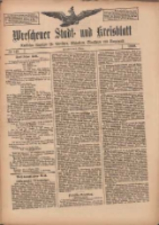 Wreschener Stadt und Kreisblatt: amtlicher Anzeiger f&uuml;r Wreschen, Miloslaw, Strzalkowo und Umgegend 1909.10.09 Nr119