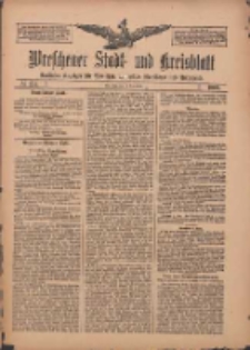 Wreschener Stadt und Kreisblatt: amtlicher Anzeiger f&uuml;r Wreschen, Miloslaw, Strzalkowo und Umgegend 1909.11.11 Nr134