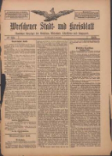 Wreschener Stadt und Kreisblatt: amtlicher Anzeiger f&uuml;r Wreschen, Miloslaw, Strzalkowo und Umgegend 1909.11.13 Nr135