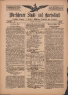 Wreschener Stadt und Kreisblatt: amtlicher Anzeiger f&uuml;r Wreschen, Miloslaw, Strzalkowo und Umgegend 1909.12.07 Nr145