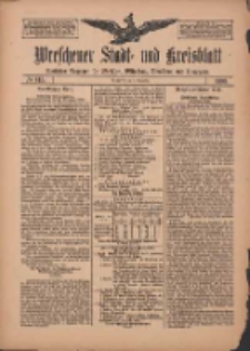 Wreschener Stadt und Kreisblatt: amtlicher Anzeiger für Wreschen, Miloslaw, Strzalkowo und Umgegend 1909.12.07 Nr145