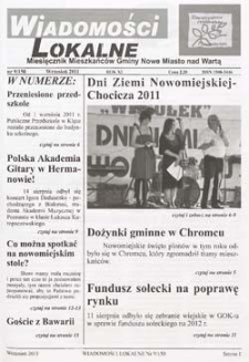 Wiadomości Lokalne 2011 R.11 Nr9(150)