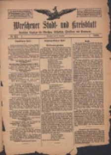 Wreschener Stadt und Kreisblatt: amtlicher Anzeiger f&uuml;r Wreschen, Miloslaw, Strzalkowo und Umgegend 1909.12.25 Nr153