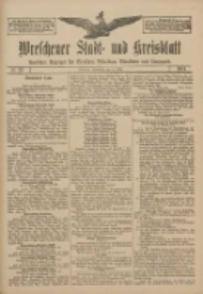 Wreschener Stadt und Kreisblatt: amtlicher Anzeiger für Wreschen, Miloslaw, Strzalkowo und Umgegend 1911.03.18 Nr33
