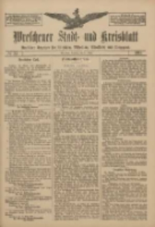 Wreschener Stadt und Kreisblatt: amtlicher Anzeiger für Wreschen, Miloslaw, Strzalkowo und Umgegend 1911.03.21 Nr34