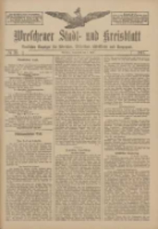Wreschener Stadt und Kreisblatt: amtlicher Anzeiger für Wreschen, Miloslaw, Strzalkowo und Umgegend 1911.04.01 Nr39