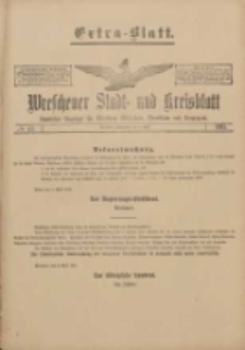 Wreschener Stadt und Kreisblatt: amtlicher Anzeiger für Wreschen, Miloslaw, Strzalkowo und Umgegend 1911.04.08 Nr43 Extra Blatt