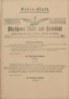 Wreschener Stadt und Kreisblatt: amtlicher Anzeiger für Wreschen, Miloslaw, Strzalkowo und Umgegend 1911.04.08 Nr43 Extra Blatt