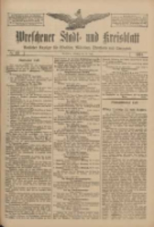 Wreschener Stadt und Kreisblatt: amtlicher Anzeiger für Wreschen, Miloslaw, Strzalkowo und Umgegend 1911.06.13 Nr69