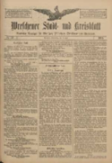Wreschener Stadt und Kreisblatt: amtlicher Anzeiger für Wreschen, Miloslaw, Strzalkowo und Umgegend 1911.06.15 Nr70