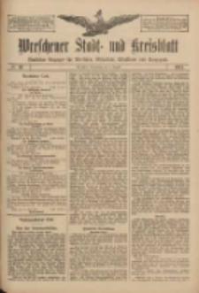 Wreschener Stadt und Kreisblatt: amtlicher Anzeiger für Wreschen, Miloslaw, Strzalkowo und Umgegend 1911.08.03 Nr91